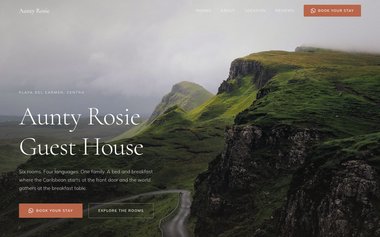 Aunty Rosie — Hotel